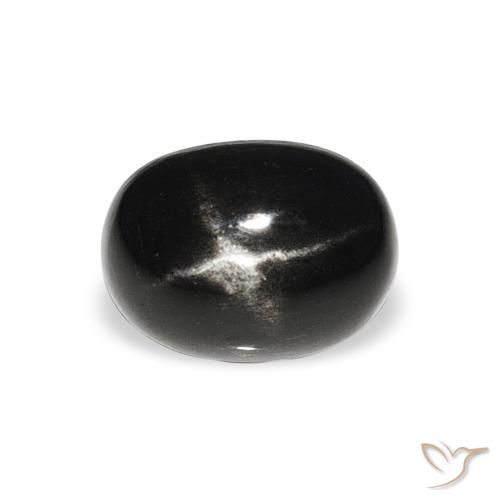 1.47ct أسود نجمة ديوبسايد, بيضوي, غير شفاف
