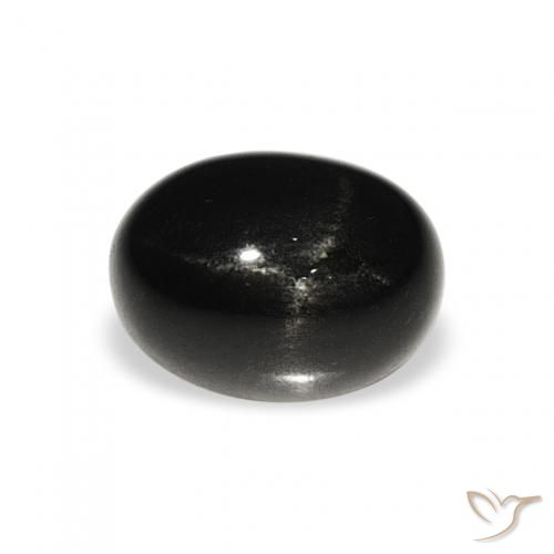 1.85ct أسود نجمة ديوبسايد, بيضوي, غير شفاف