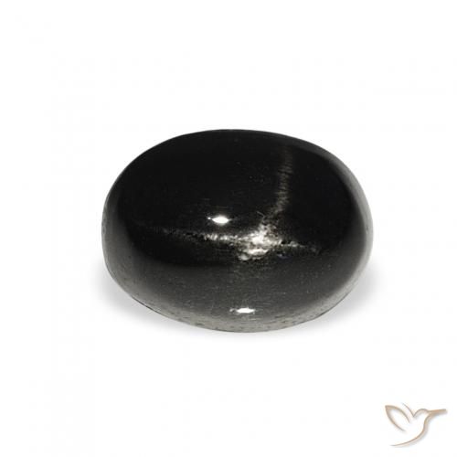1.72ct طبيعي أسود نجمة ديوبسايد, بيضوي, غير شفاف