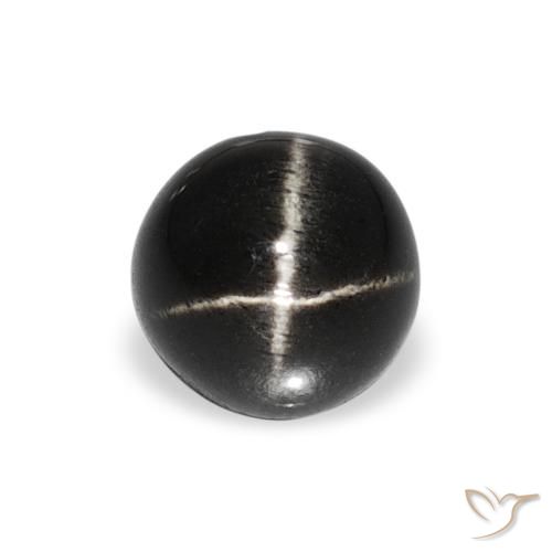 1.49ct طبيعي أسود نجمة ديوبسايد, دائري, غير شفاف