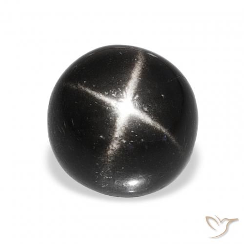 9.33ct طبيعي أسود نجمة ديوبسايد, دائري, غير شفاف