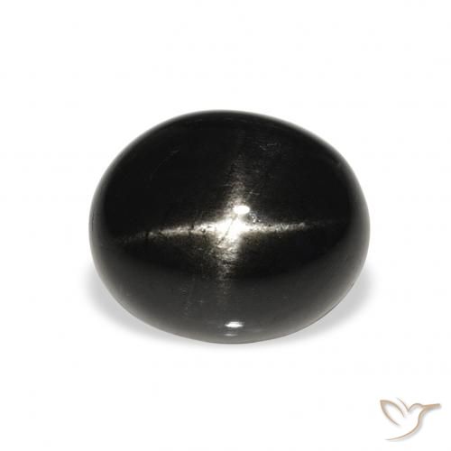 5.45ct طبيعي أسود نجمة ديوبسايد, بيضوي, غير شفاف