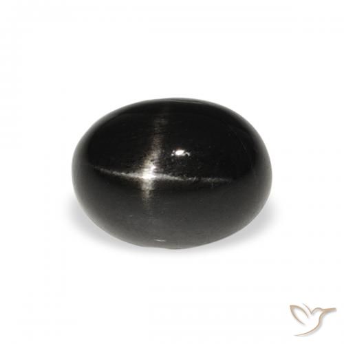 2.11ct طبيعي أسود نجمة ديوبسايد, بيضوي, غير شفاف
