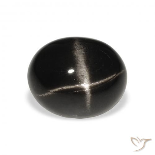 5.80ct طبيعي أسود نجمة ديوبسايد, بيضوي, غير شفاف