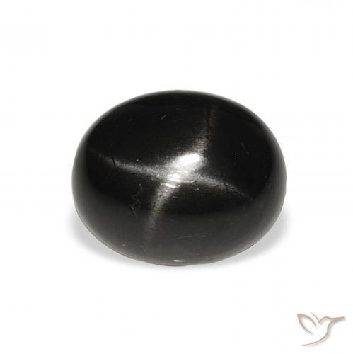 5.90ct طبيعي أسود نجمة ديوبسايد, بيضوي, غير شفاف