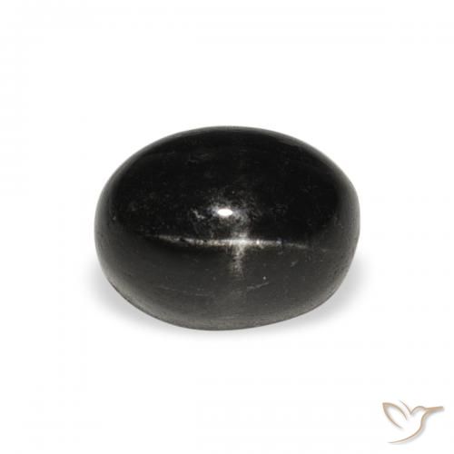 2.41ct طبيعي أسود نجمة ديوبسايد, بيضوي, غير شفاف