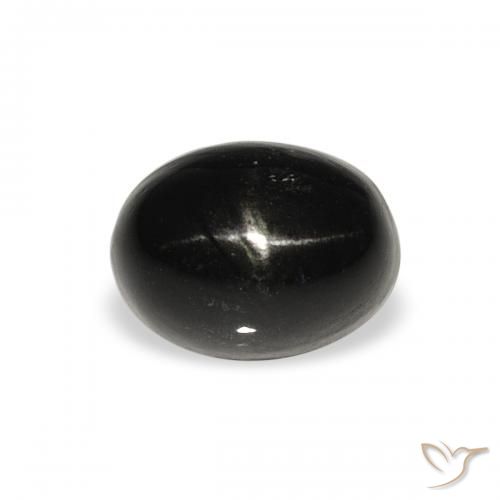 2.28ct طبيعي أسود نجمة ديوبسايد, بيضوي, غير شفاف