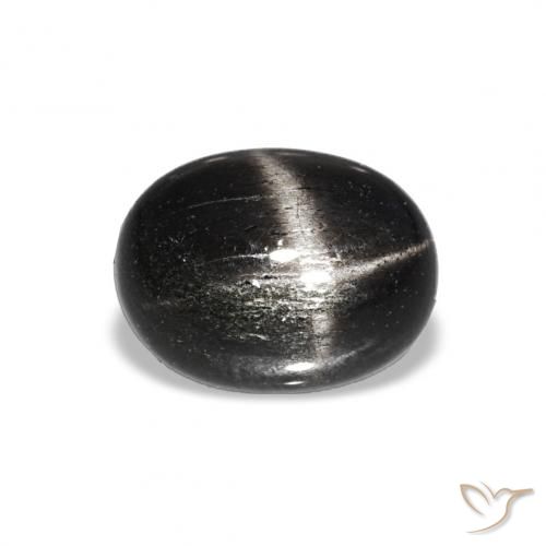 1.81ct أسود نجمة ديوبسايد, بيضوي, غير شفاف