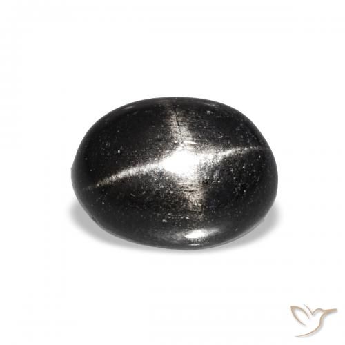 1.85ct أسود نجمة ديوبسايد, بيضوي, شفاف