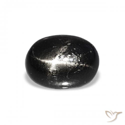 1.74ct أسود نجمة ديوبسايد, بيضوي, شفاف