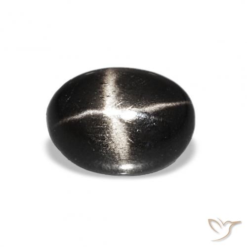 1.55ct أسود نجمة ديوبسايد, بيضوي, غير شفاف