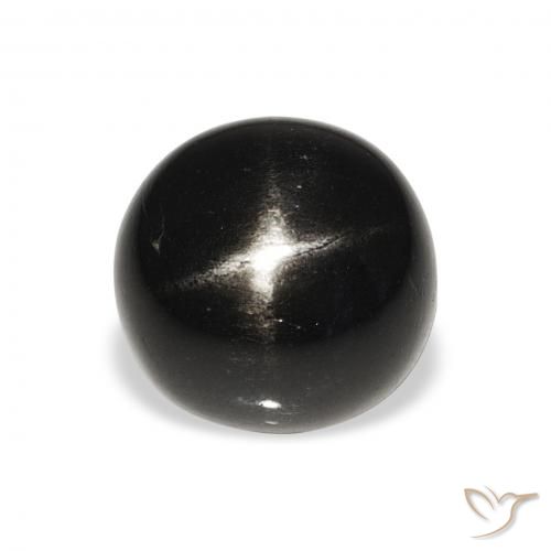 7.54ct طبيعي أسود نجمة ديوبسايد, دائري, غير شفاف