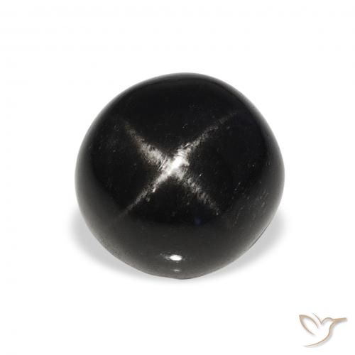 7.35ct طبيعي أسود نجمة ديوبسايد, دائري, غير شفاف