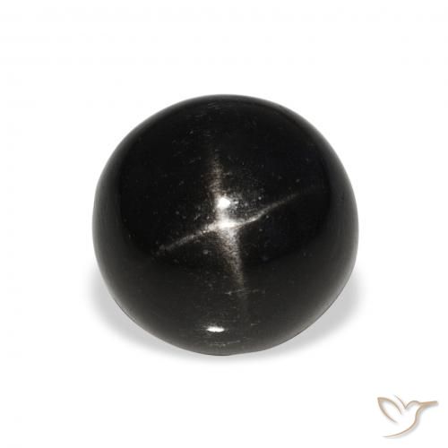 8.59ct طبيعي أسود نجمة ديوبسايد, دائري, غير شفاف