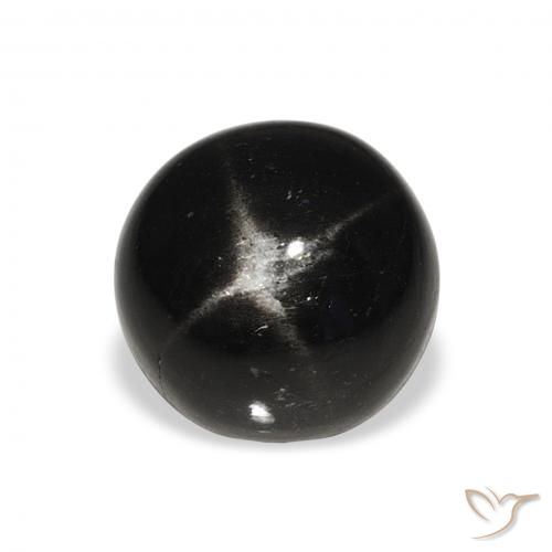 7.23ct طبيعي أسود نجمة ديوبسايد, دائري, غير شفاف