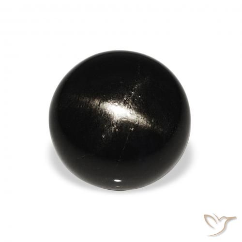 6.07ct طبيعي أسود نجمة ديوبسايد, دائري, غير شفاف