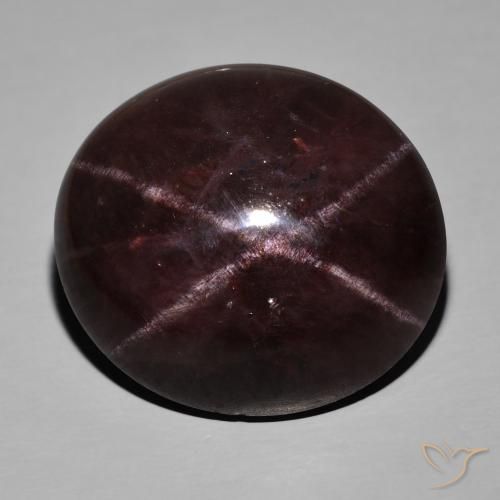 72.40ct طبيعي احمر غامق عقيق نجمى, بيضوي, غير شفاف