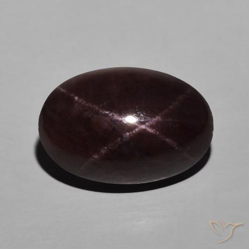 10.62ct طبيعي أحمر ماهوجني عقيق نجمى, بيضوي, غير شفاف