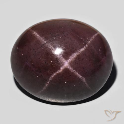 64.74ct طبيعي أحمر ماهوجني عقيق نجمى, بيضوي, غير شفاف