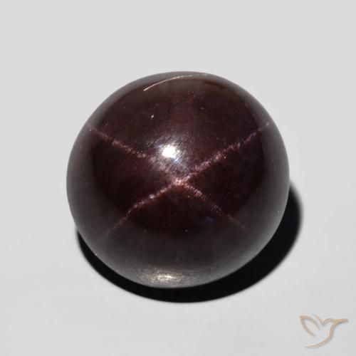 15.14ct طبيعي أحمر ماهوجني عقيق نجمى, بيضوي, غير شفاف