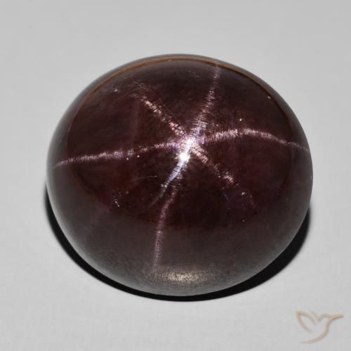 51.55ct طبيعي أحمر ماهوجني عقيق نجمى, بيضوي, غير شفاف