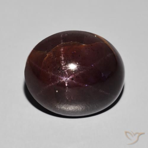 24.21ct طبيعي أحمر ماهوجني عقيق نجمى, بيضوي, غير شفاف