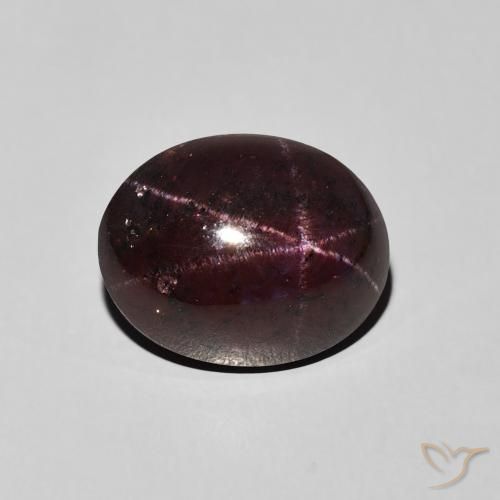 9.87ct طبيعي أحمر ماهوجني عقيق نجمى, بيضوي, غير شفاف