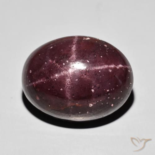 38.00ct طبيعي أحمر ماهوجني عقيق نجمى, بيضوي, غير شفاف