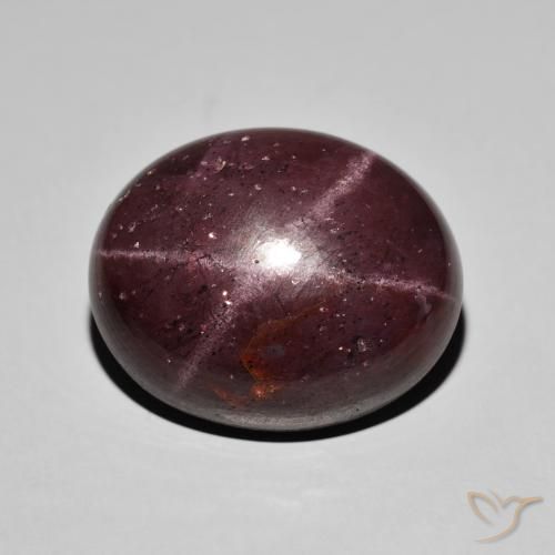 36.82ct طبيعي أحمر ماهوجني عقيق نجمى, بيضوي, غير شفاف