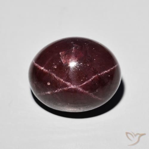 24.09ct طبيعي أحمر ماهوجني عقيق نجمى, بيضوي, غير شفاف
