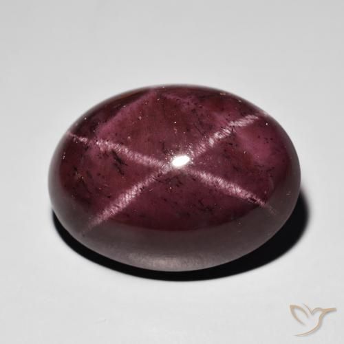 47.43ct طبيعي أحمر ماهوجني عقيق نجمى, بيضوي, غير شفاف
