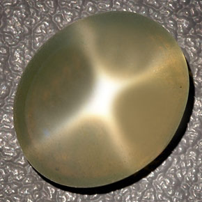 ستار مونستون لون كريمى طبيعي، شفاف، 10.27 قيراط، شفاف / نصف شفاف