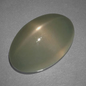 ستار مونستون دخان طبيعي، قصة بيضاوى، 17.69 قيراط، نصف شفاف