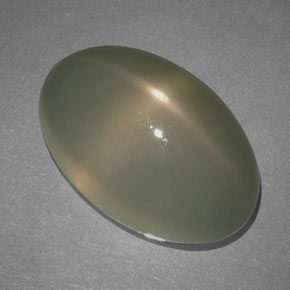 ستار مونستون دخان طبيعي، قصة بيضاوى، 17.69 قيراط، نصف شفاف