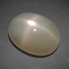 ستار مونستون أبيض حليبي طبيعي، شفاف، 13.07 قيراط، شفاف / نصف شفاف