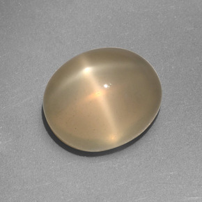 ستار مونستون لون كريمى طبيعي، قصة بيضاوى، 5.25 قيراط، نصف شفاف