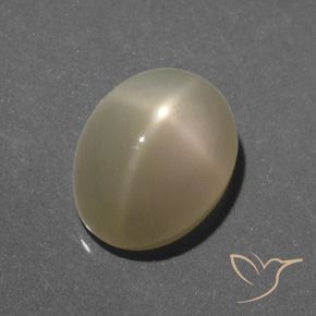 ستار مونستون أصفر فاتح طبيعي، قصة بيضاوى، 6.35 قيراط، نصف شفاف