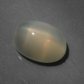 ستار مونستون بنى الفهوة فاتح طبيعي، قصة بيضاوى، 7.60 قيراط، نصف شفاف