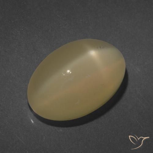 7.25ct طبيعي برتقالى بنى ستار مونستون, بيضوي, نصف شفاف, Photo A