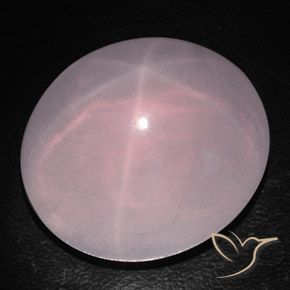 نجمة روز كوارتز وردى زهرى متوسط طبيعي، شفاف، 150.25 قيراط، شفاف / نصف شفاف