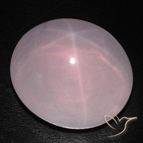 نجمة روز كوارتز وردى زهرى متوسط طبيعي، شفاف، 150.25 قيراط، شفاف / نصف شفاف