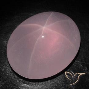 579.55ct طبيعي وردى متوسط نجمة روز كوارتز, بيضوي, شفاف / نصف شفاف