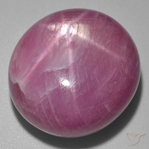 ياقوت نجمة Medium Dark-Purple طبيعي، بيضوي، 56.00 قيراط، غير شفاف