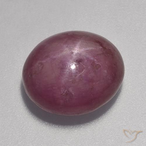 9.23ct طبيعي أحمر متوسط ياقوت نجمة, بيضوي, غير شفاف