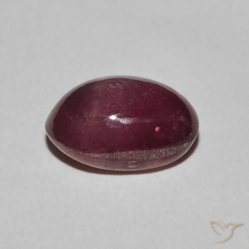 ياقوت نجمة Medium Light-Purple طبيعي، بيضوي، 4.45 قيراط، غير شفاف