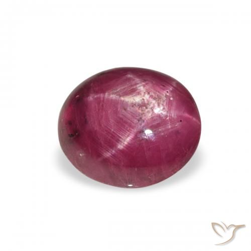 ياقوت نجمة Medium Light-Purple طبيعي، بيضوي، 2.50 قيراط، غير شفاف