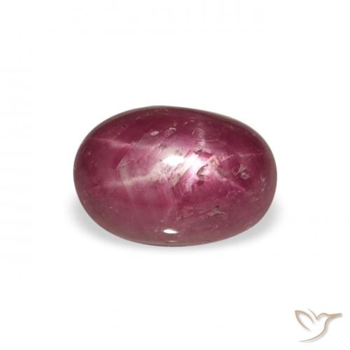 2.87ct طبيعي Medium Light-Purple ياقوت نجمة, بيضوي, غير شفاف
