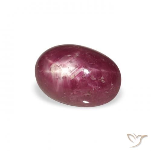 ياقوت نجمة Medium Light-Purple طبيعي، بيضوي، 2.87 قيراط، غير شفاف