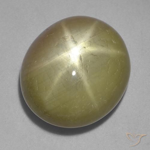 32.10ct طبيعي أصفر ذهبي نجمة الياقوت, بيضوي, غير شفاف
