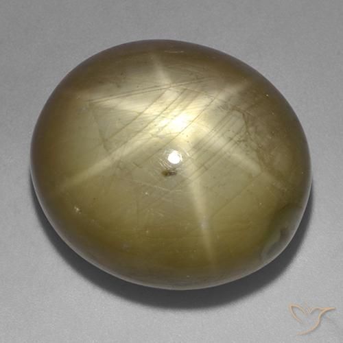 76.37ct طبيعي ذهب نجمة الياقوت, بيضوي, غير شفاف